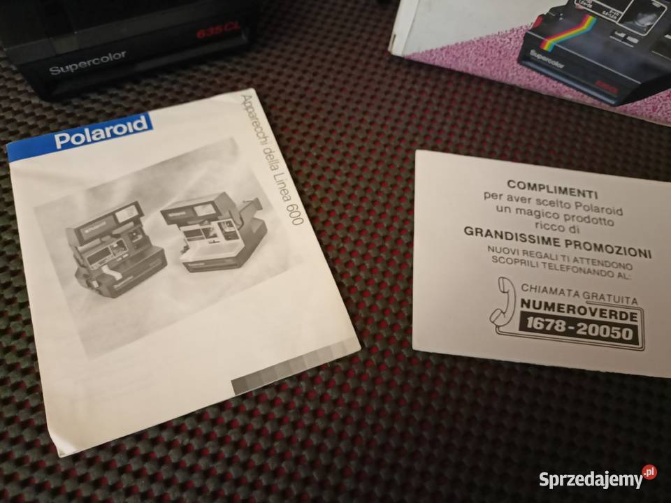PRL Aparat Polaroid Supervisor 635 CL Antyki, Sztuka, Kolekcje podkarpackie Rzeszów