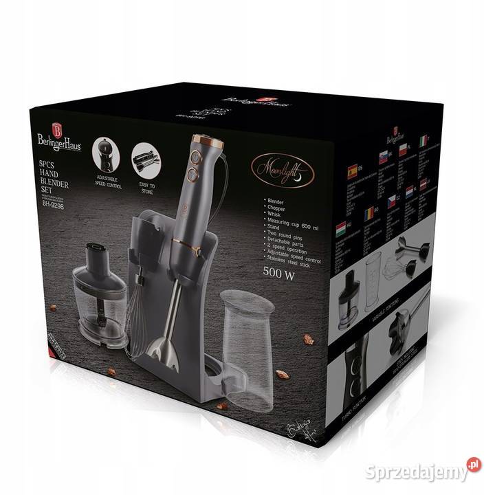 Blender ręczny Berlinger BH9049 500 W Dom i Ogród Kamień