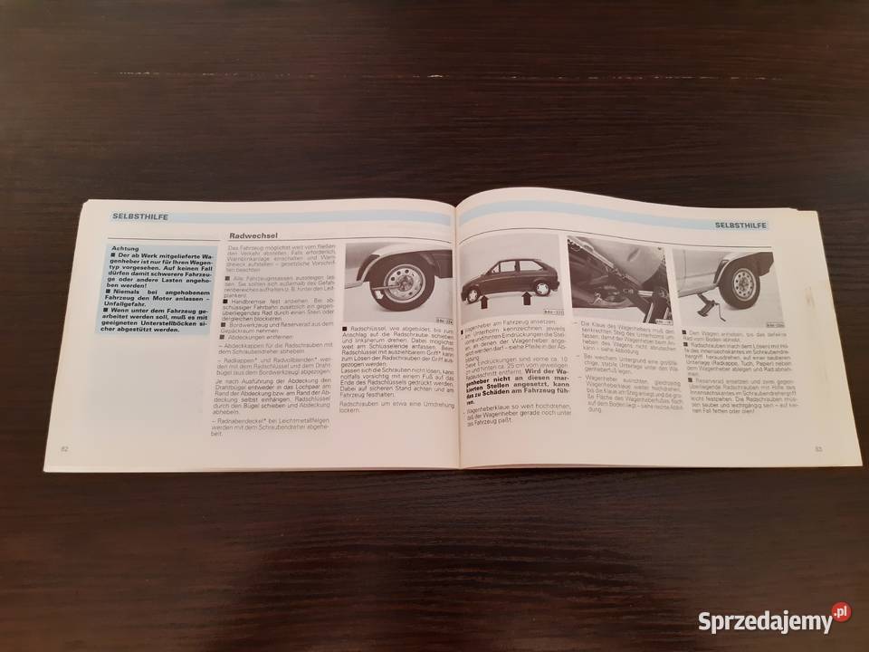 Volkswagen Polo 86c2f Instrukcja obsługi Pozostałe Gdańsk