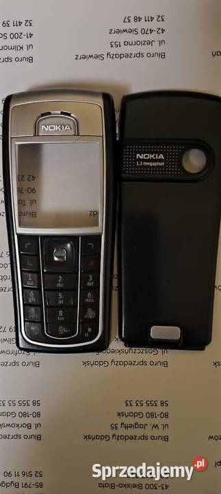 Oryginalna obudowa Nokia 6230i 6230przód tył sprzedam
