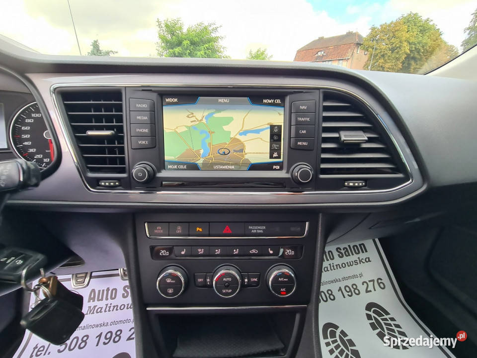 Seat Leon FR Navi 2xPDC Grzane Fotele Półskóry lakier metallic wielkopolskie sprzedam