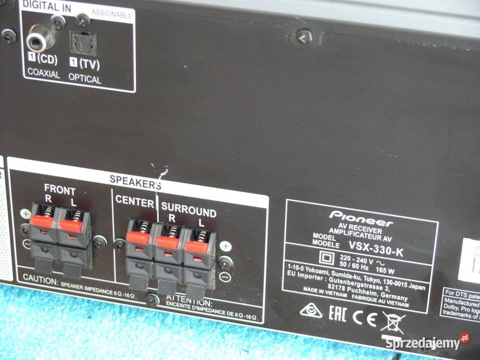 Amplituner Pioneer VSX330 RDS USB HDMi WYSYŁKA podkarpackie Jasło