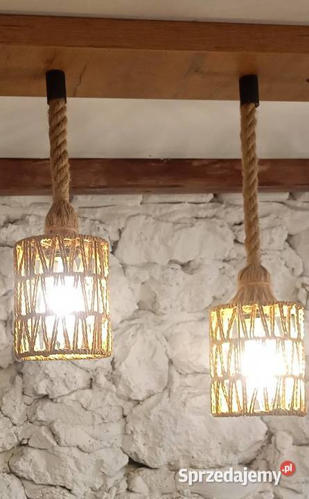 Lampa sufitowa drewniana RETRO LSM3