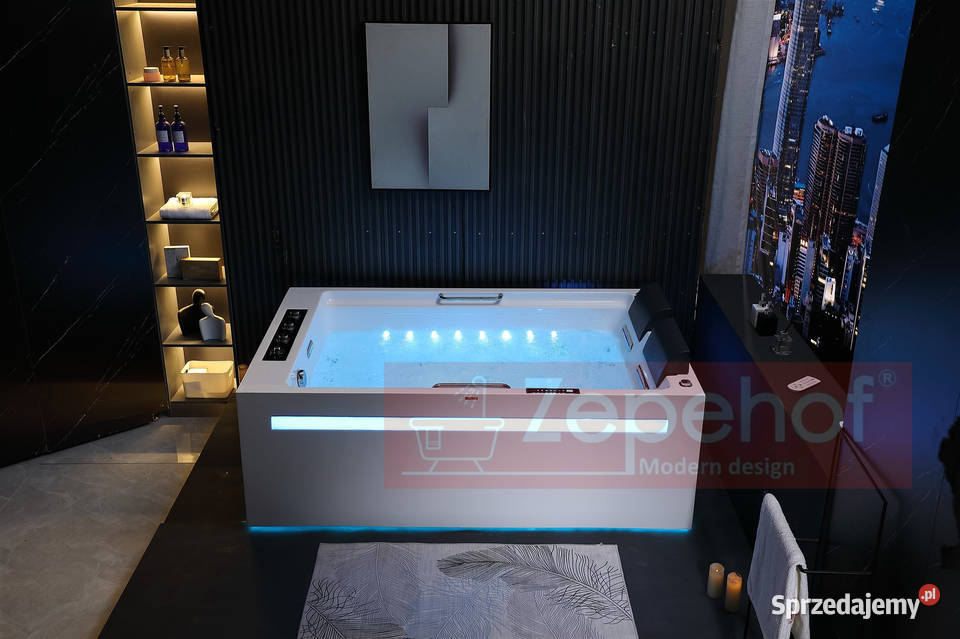 WANNA Z HYDROMASAŻEM 185x120x65DYSZE OBROTOWE Grabówka sprzedam