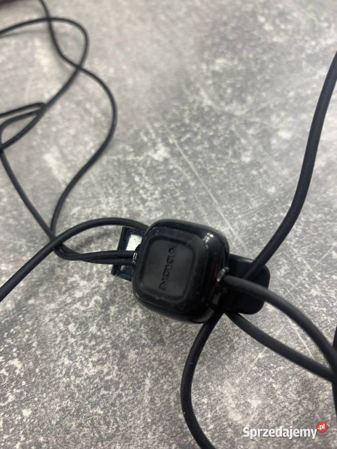 Słuchawki douszne NOKIA czarne HIT Jasło