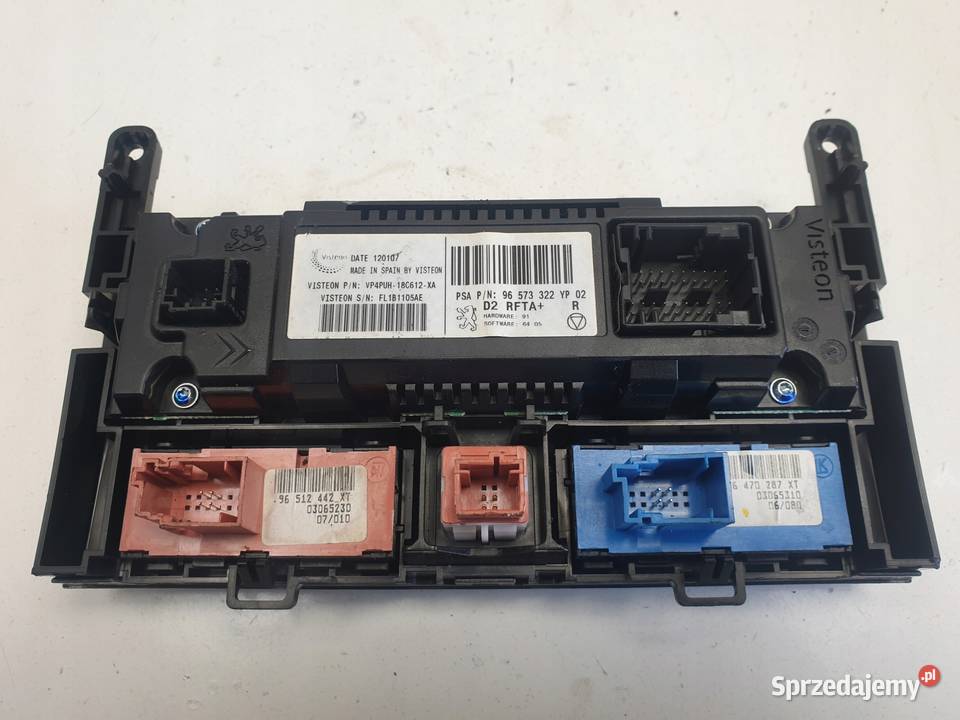 PANEL KLIMATYZACJI PEUGEOT 407 96573322YP lubelskie Rudka