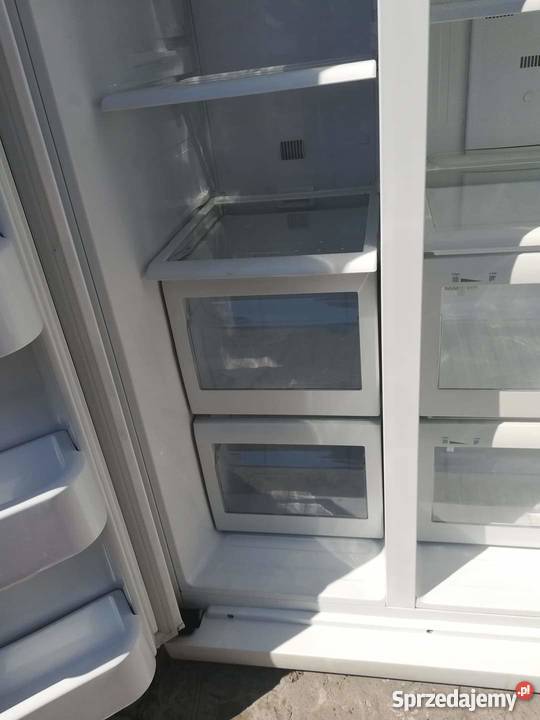 odówka Samsung Side by Side biały połysk stan Warszawa