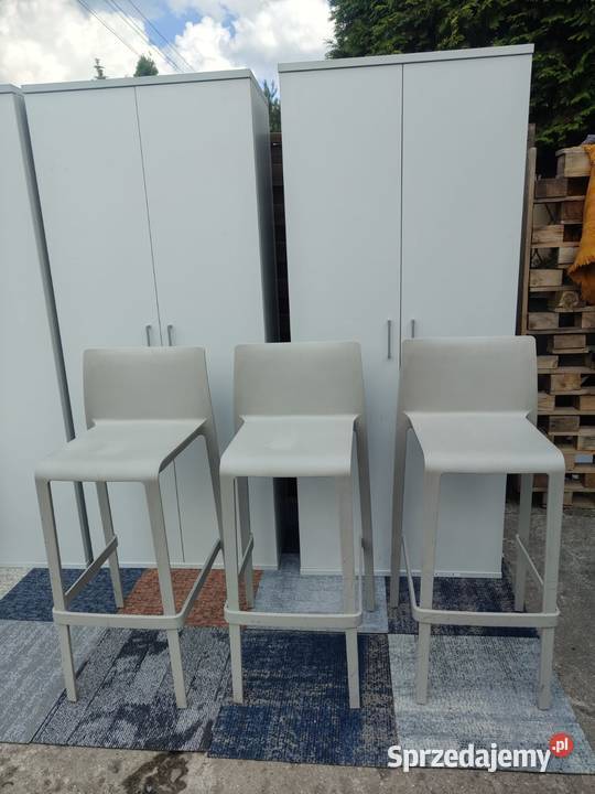 4 x hoker Pedrali Volt 678 wysoki barowy szary