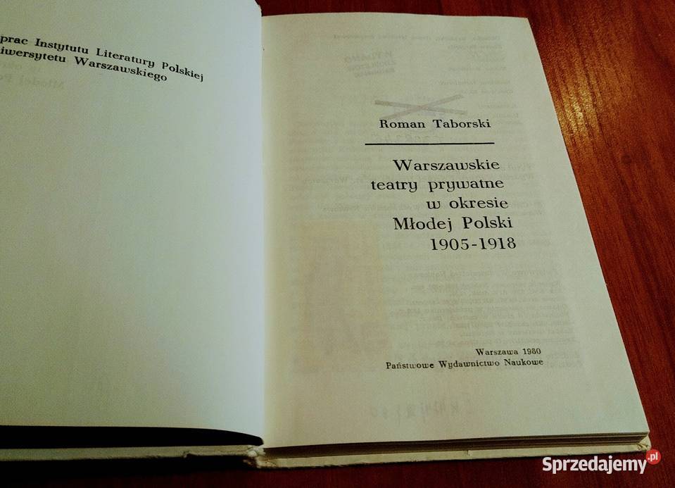 Warszawskie teatry prywatne w okresie Młodej pomorskie Gdańsk