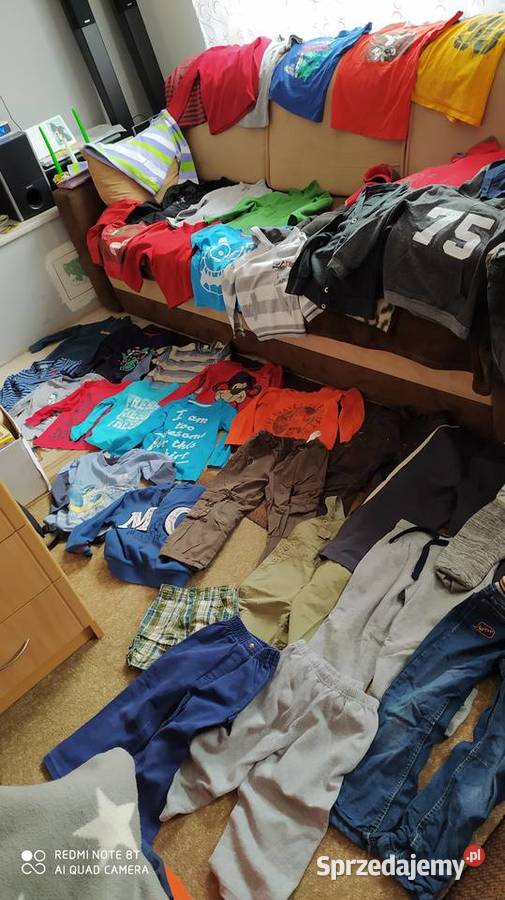 ubrania chłopięce odzież dziecięca rozmiar 98 Komplety i zestawy