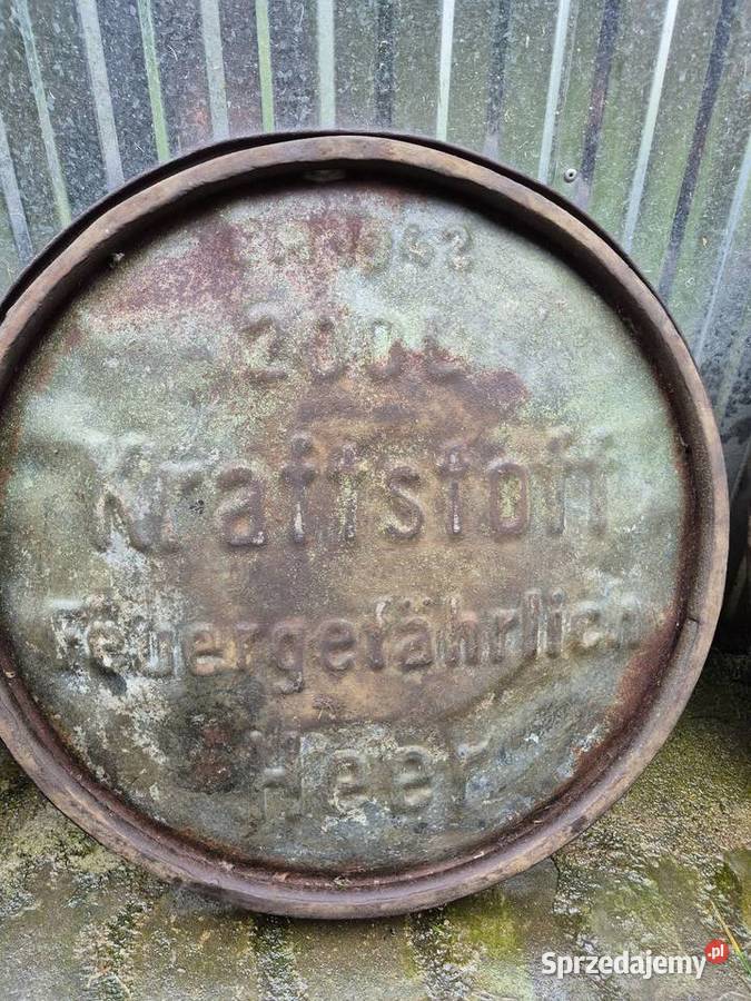 Dekle beczka wehrmacht wielkopolskie Gulcz