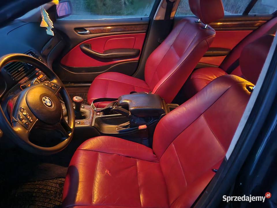 Bmwe46 30 dizel 184k skórzana tapicerka łódzkie Wieruszów