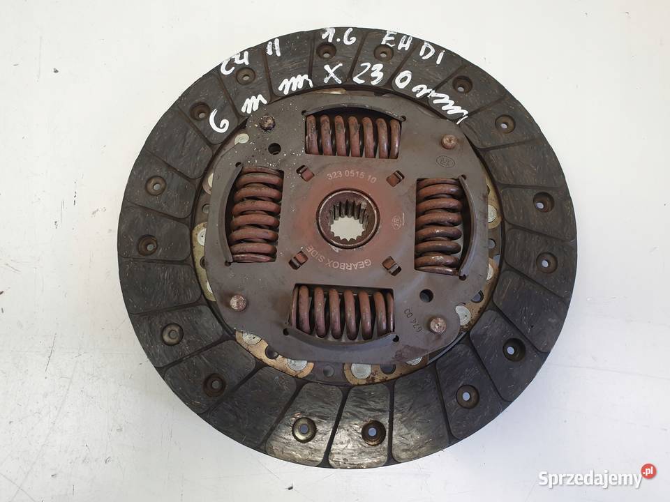 Citroen C4 II 16 HDI TARCZA DOCISK sprzęgło lubelskie Chełm