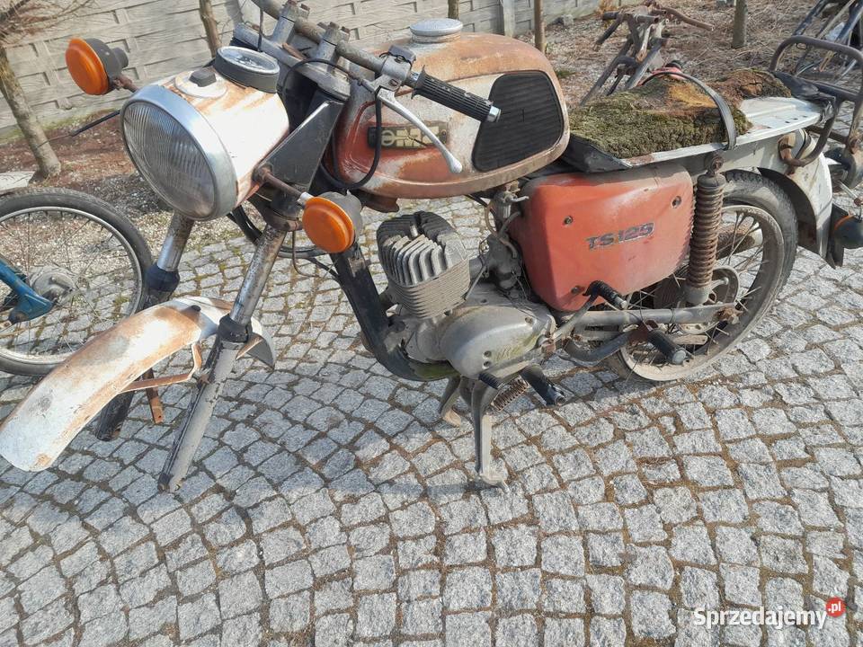 Mz ts 125 z dokumentami Mirzec