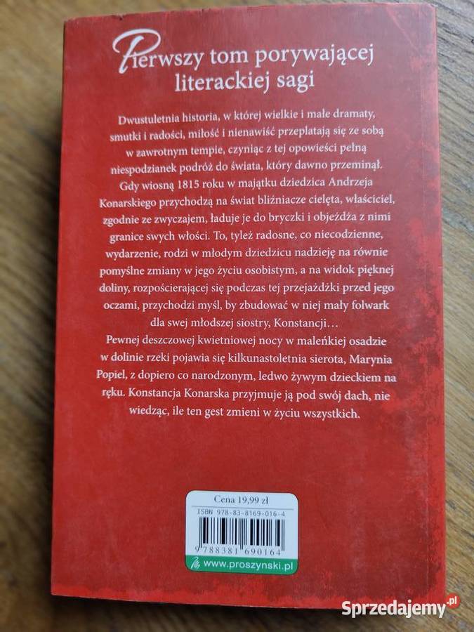 Folwark Konstancji tom1 Grażyna Jeromin Gałuszka Rok wydania 2019 małopolskie