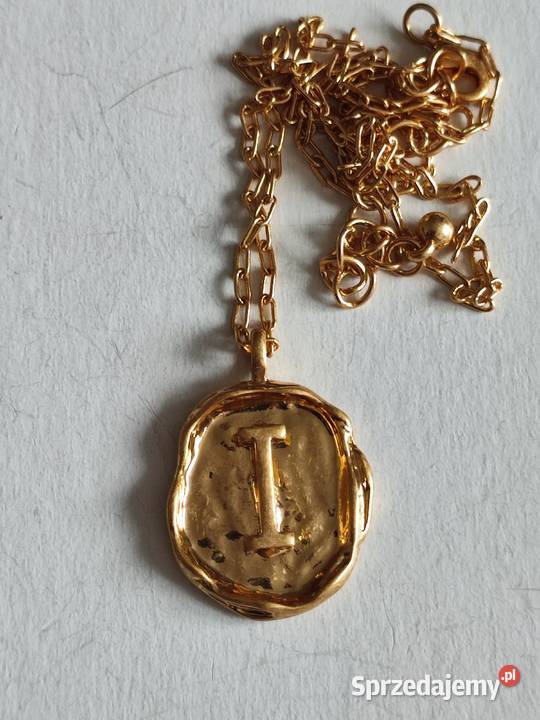 Nowy piękny naszyjnik litera I Kraków sprzedam