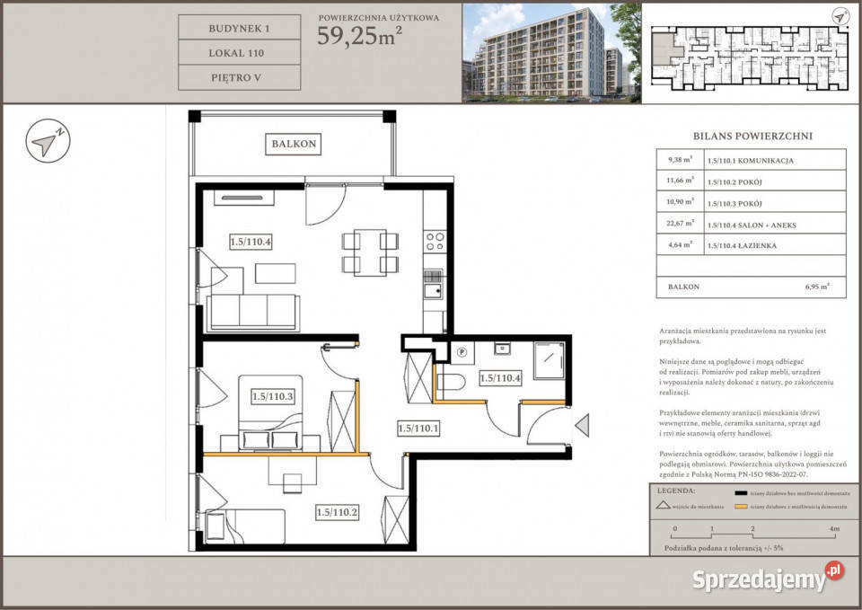 Ogłoszenie mieszkanie Kielce 5926m2 3 pok