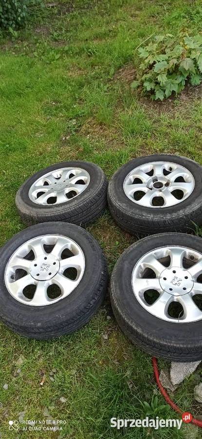 Koła felgi ALU 15 opony 4x108 małopolskie Dobczyce sprzedam
