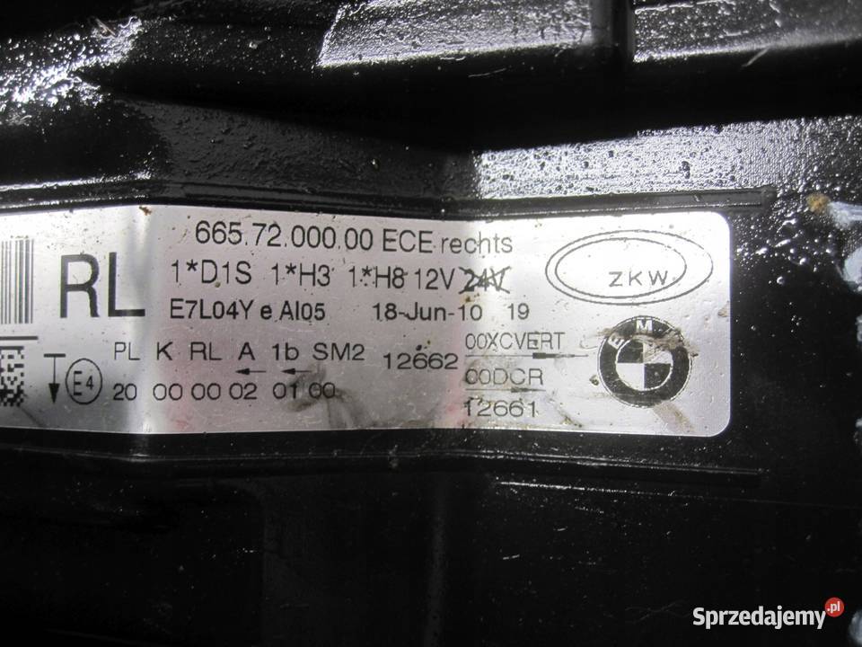 BMW E90 LCI LIFT lampa prawy przód 7202592 Kielce sprzedam