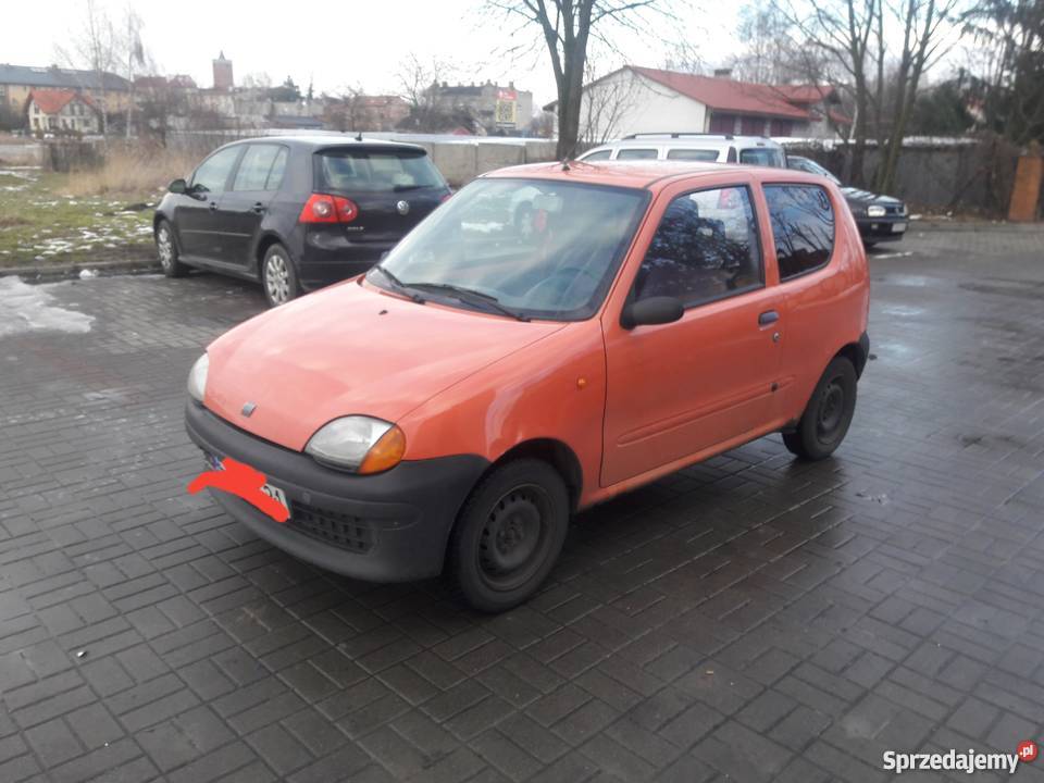 Fiat Seicento Young pomarańczowy Fiat Kutno