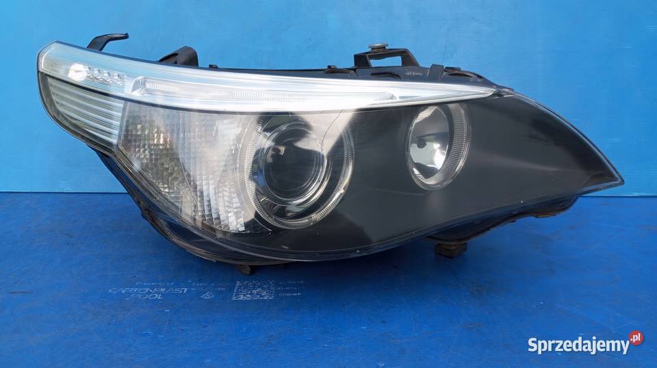 LAMPA PRAWY PRZÓD EU XENON BMW 5 E60 E61 wielkopolskie Nowy Tomyśl