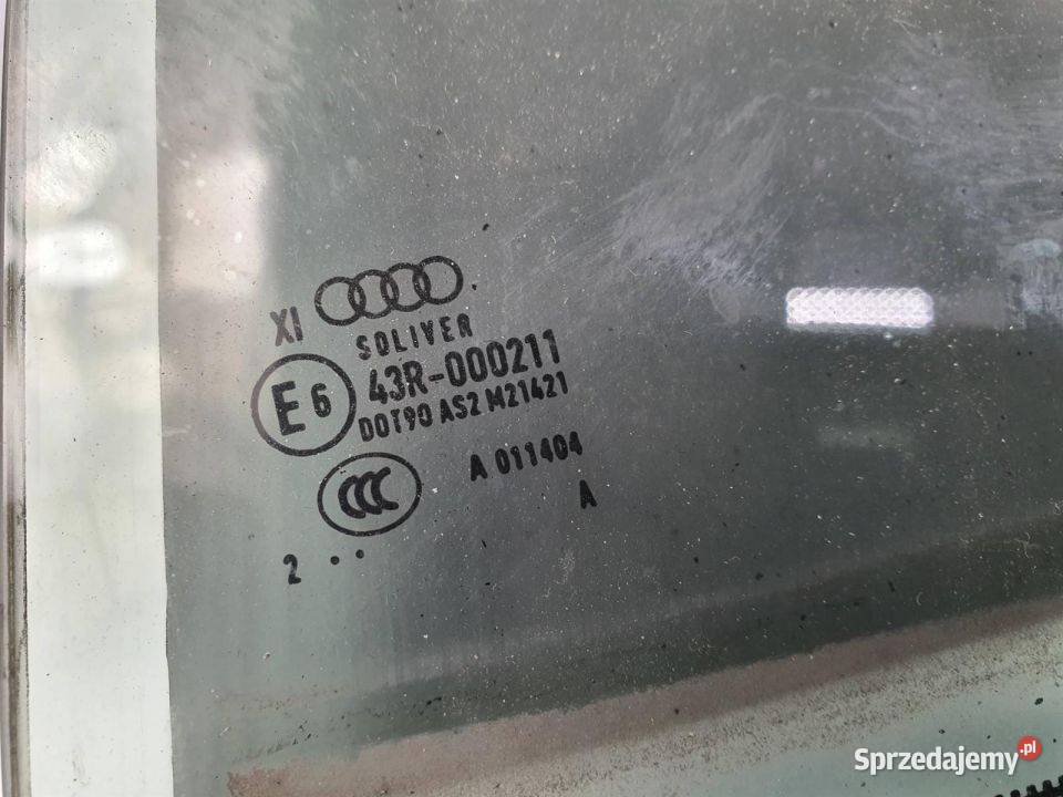 SZYBA TYŁ AUDI A8 D4 PRZED LIFT SOLIVER osobowe Lipno