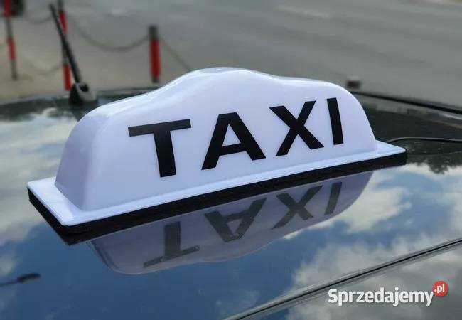 Szpakówka lampa taxi kogut na magnes biały żółty Kraków sprzedam