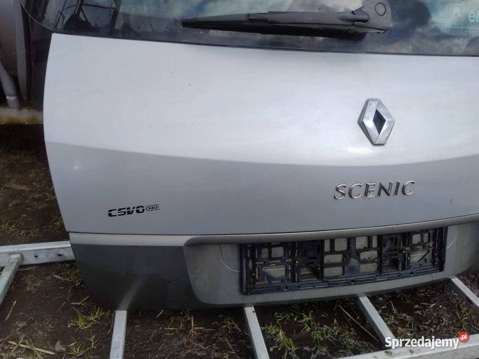 KLAPA BAGAŻNIKA SZYBA RENAULT SCENIC II