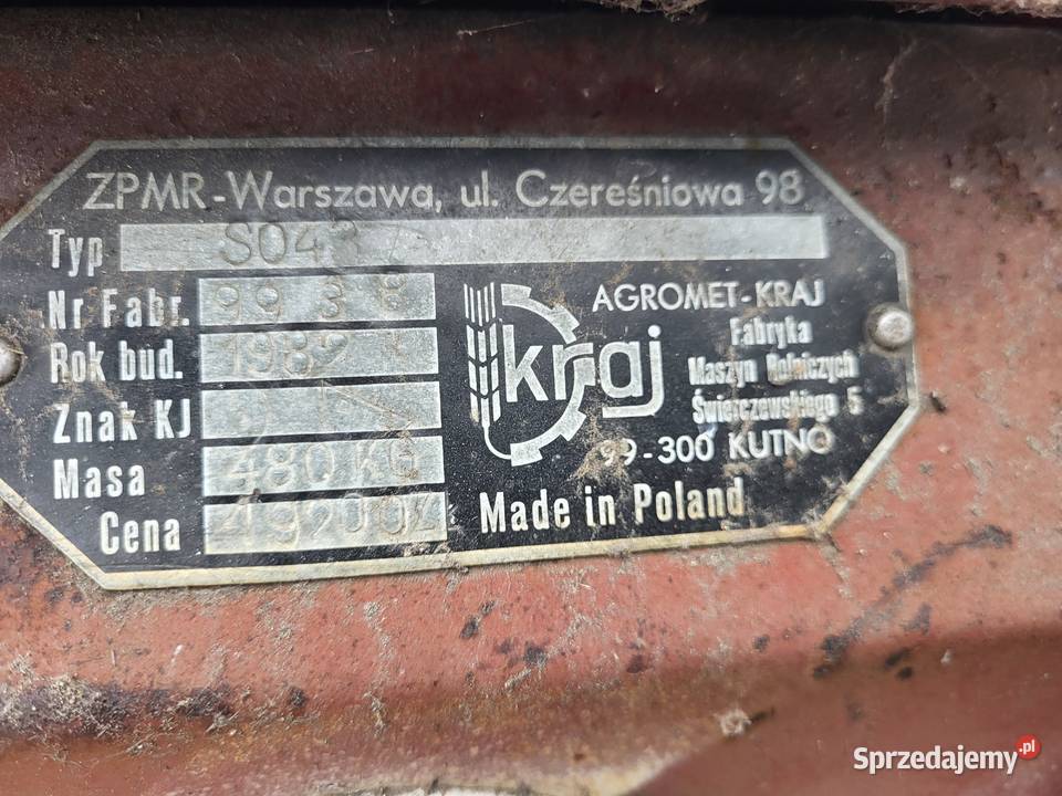 Siewnik poznaniak mazowieckie Wiskitki