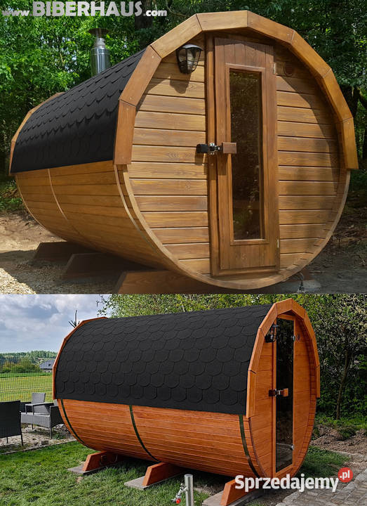 SAUNA Ogrodowa 300 OKNO 100 PRZEBIERALNIA Beczka Nowy Targ