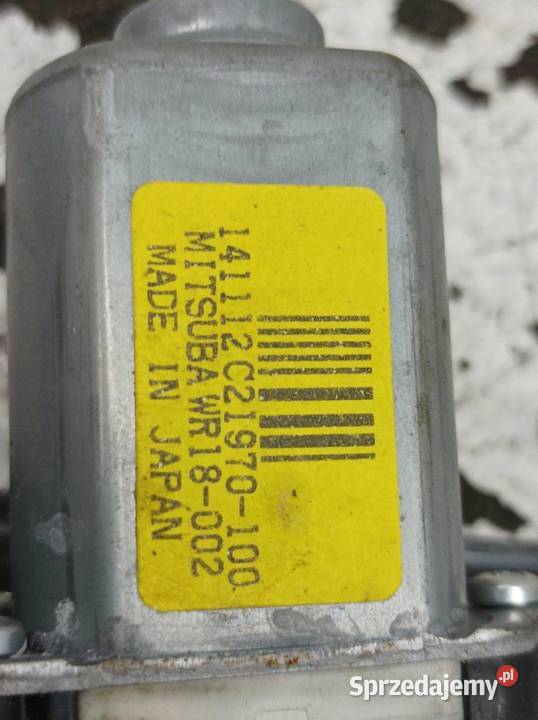 MECHANIZM SZYBY LEWY PRZÓD 807218568R Renault osobowe sprzedam