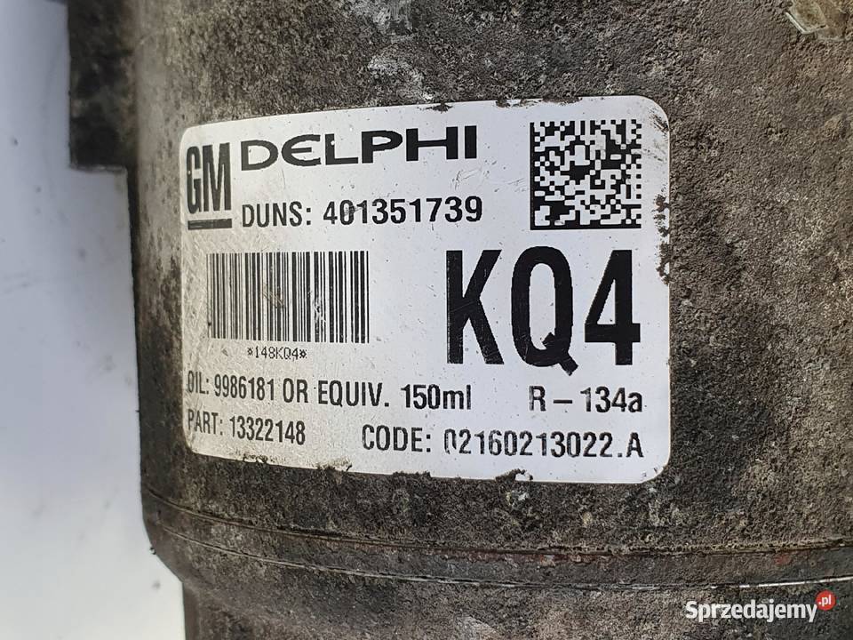 SPRĘŻARKA KLIMATYZACJI Opel Astra III H 17 CDTI