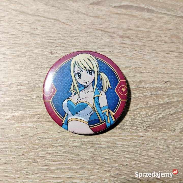 Przypinka pin do ubrań plecaka Lucy Heartfilia Suwałki sprzedam