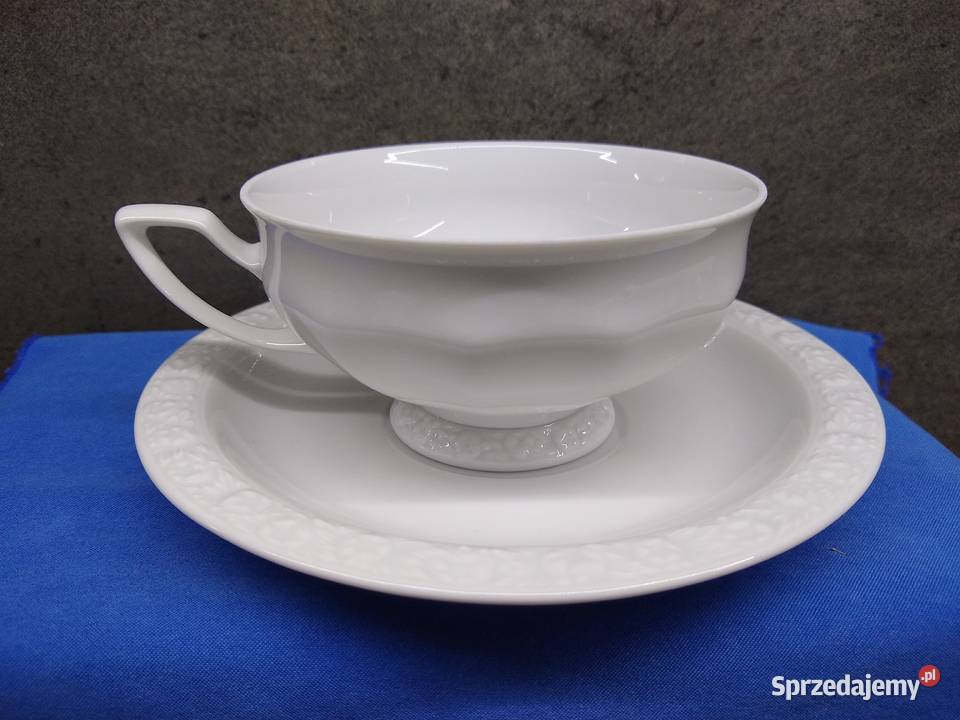 Filiżanka do herbaty Rosenthal Biała Maria Kalisz