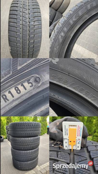 Opony FALKEN 2254517 zima 4 szuki 200zl 225 Poznań sprzedam