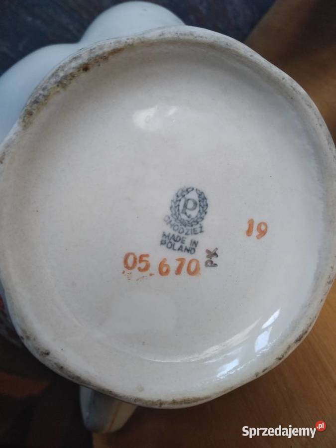 Porcelana Chodzież dzbanek i mlecznik zabytek sprzedam