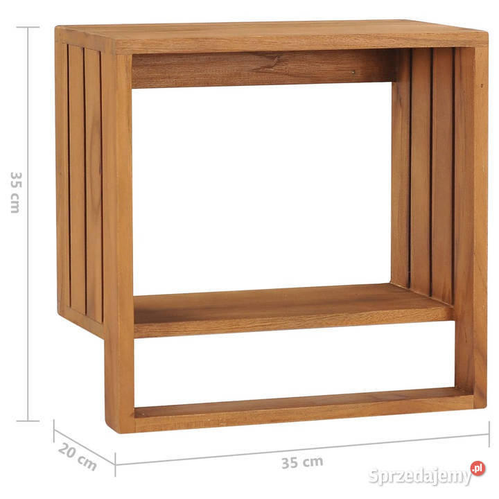 Ścienny wieszak na ręcznik 35x20x35 lite drewno Warszawa