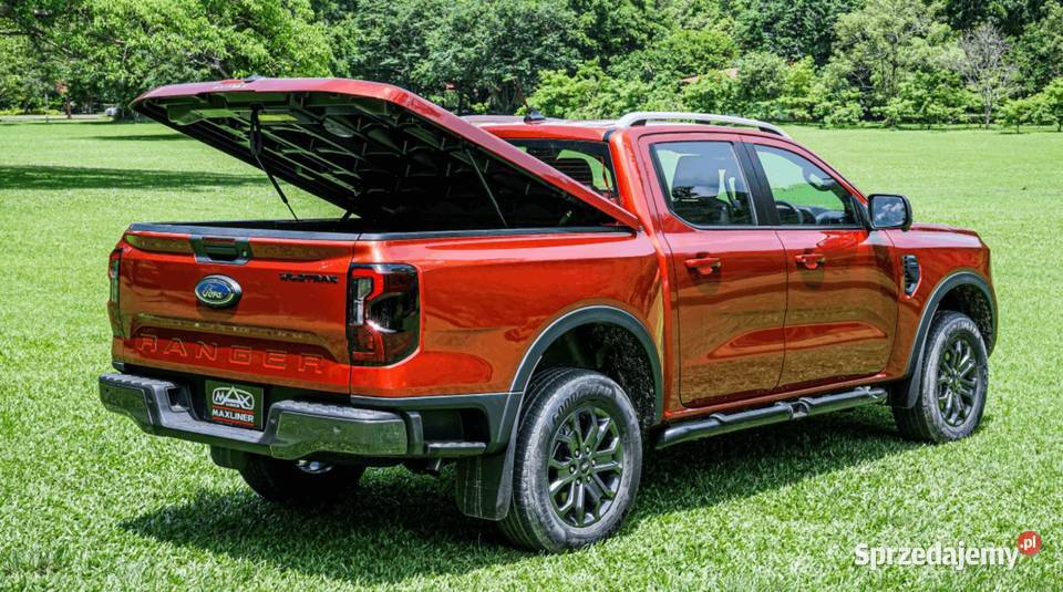 Pokrywa zabudowa paki Ford Ranger 2023 Czarna Klapy bagażnika Pasłęk