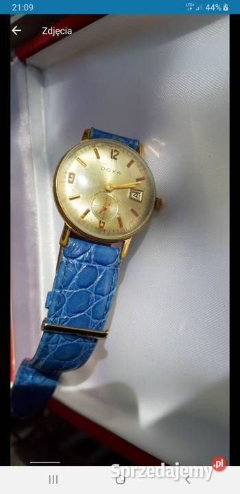 DOXA ZŁOTY ZEGAREK 38mm zabytkowy swiss made Podkowa Leśna sprzedam