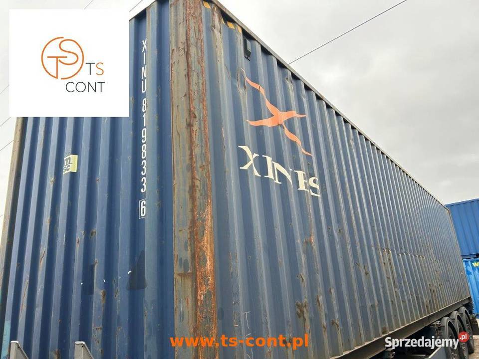 Kontener morski magazynowy 40 HC CW używany