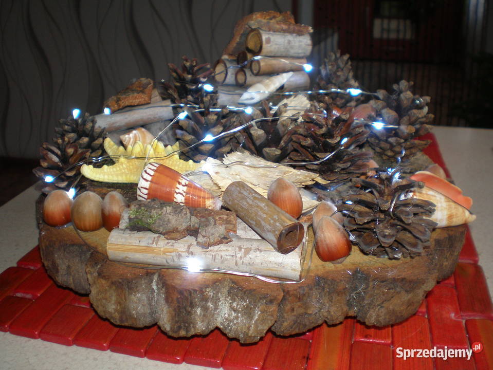 ozdobadekoracja na plastrze dębu