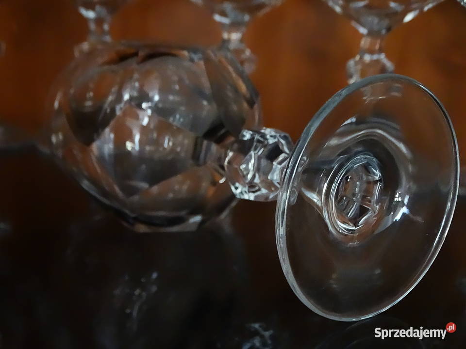 Kryształowe kieliszki do likieru kordialne x 6 Biłgoraj