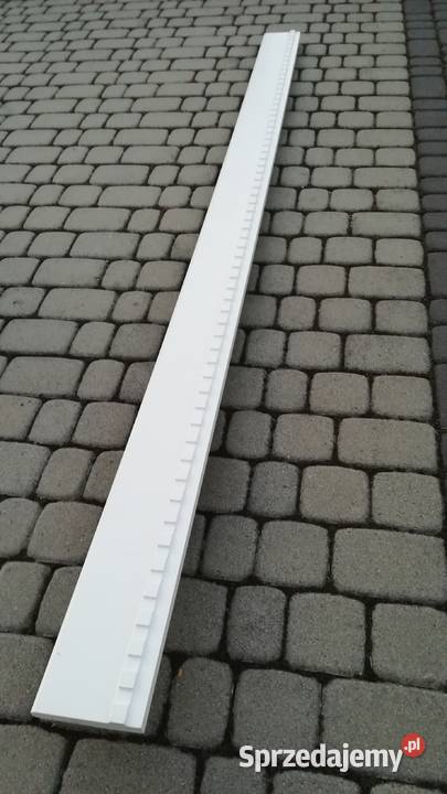 LISTWA meblowa dekoracyjna biała tłoczona MDF Brzostek