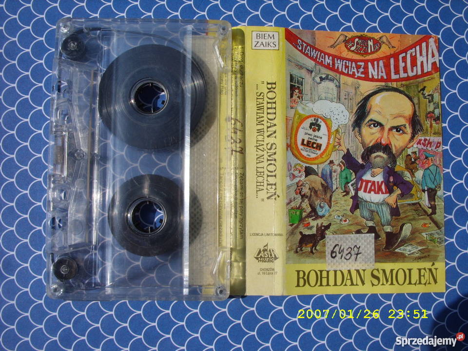 Pop kaseta BSMOLENSTAWIAM NA LECHA Płyty i kasety dolnośląskie Wołów