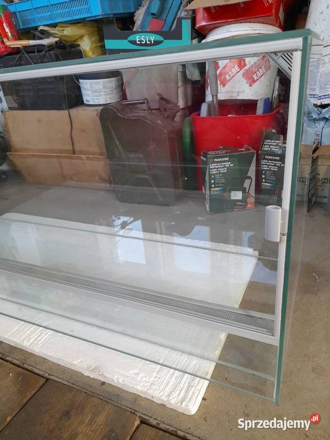 szklane terrarium 120x40x50 oietlenie led boa Warszawa