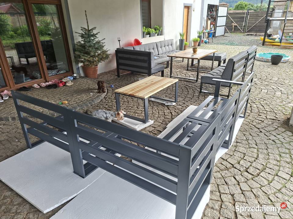 Meble ogrodowe narożnik z stołem Bielany Wrocławskie