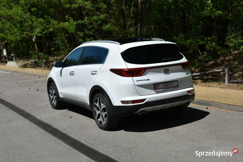 Kia Sportage GTline 20CRDi 136 2017r AWD 4x4 JBL światła przeciwmgielne Kampinos