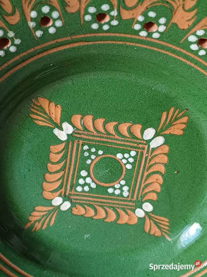 vintage talerz ozdobny Nowy Targ