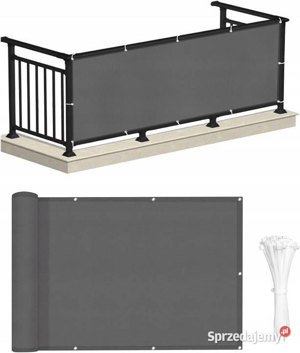 Osłona balkonowa 15x3m PES Myszyniec