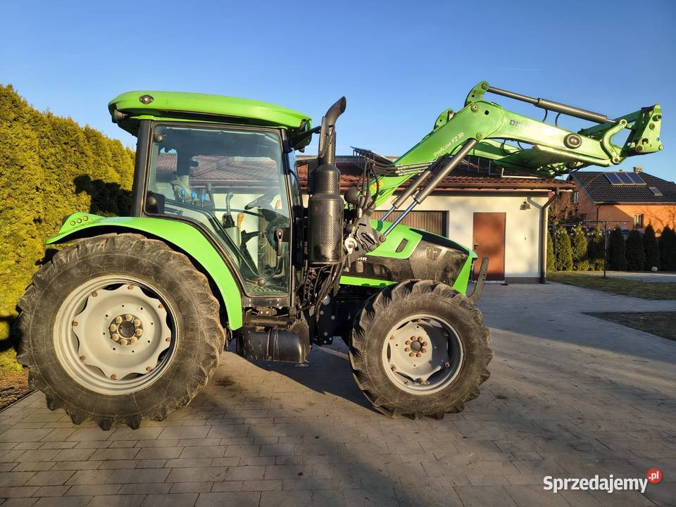 DeutzFahr 5100G z ładowaczem Grabów Szlachecki